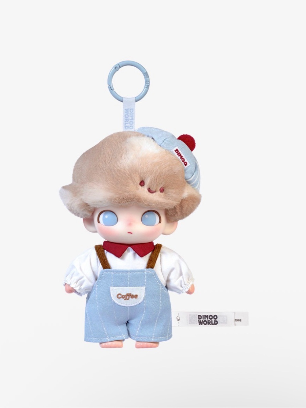 Dimoo Crush on Coffee Series Vinyl Plush Keychain - Picture 2 of 4